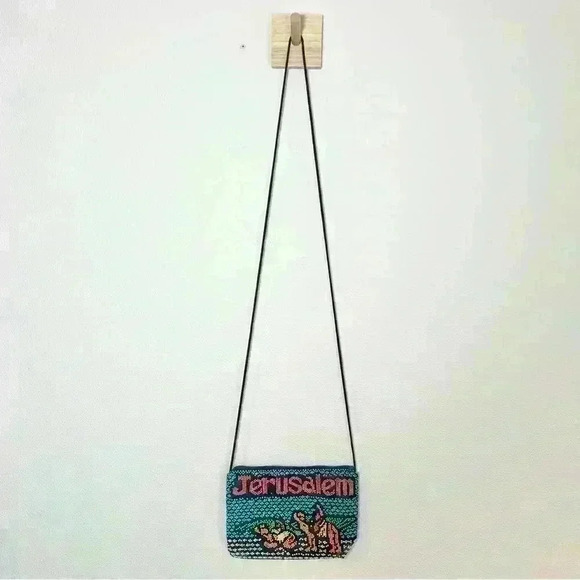 Handbags - Beaded Jerusalem Crossbody Shoulder Bag